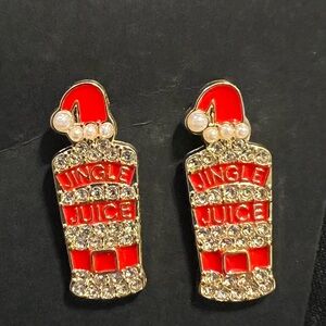 Sugarfix Jingle Juice Rhinestone and Pearl Earrings
